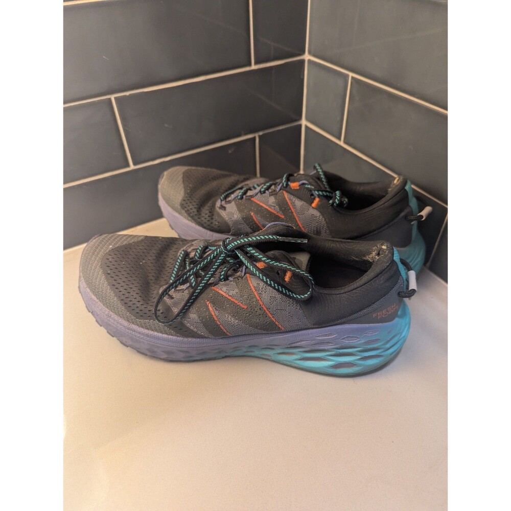 Size 9.5 B- New Balance Fresh Foam More Trail v1 Lead Magnetic Blue